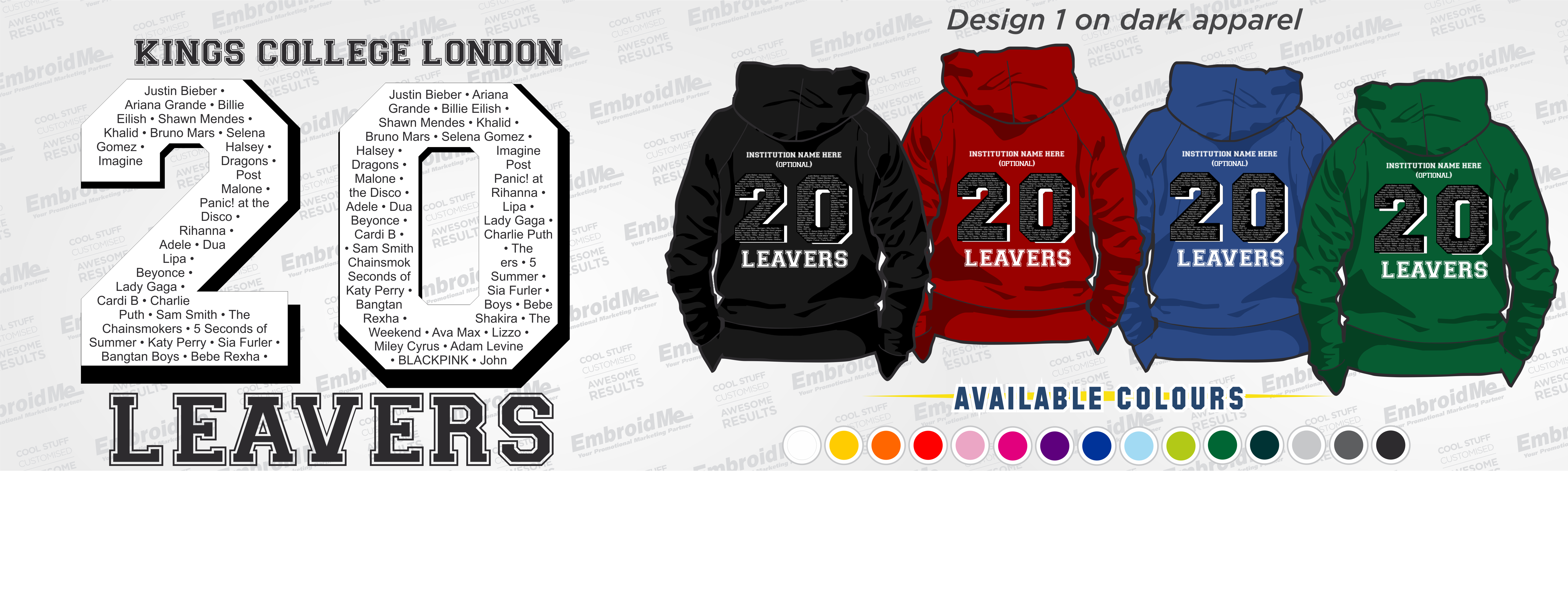 Leavers Hoodies Surrey